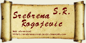 Srebrena Rogojević vizit kartica